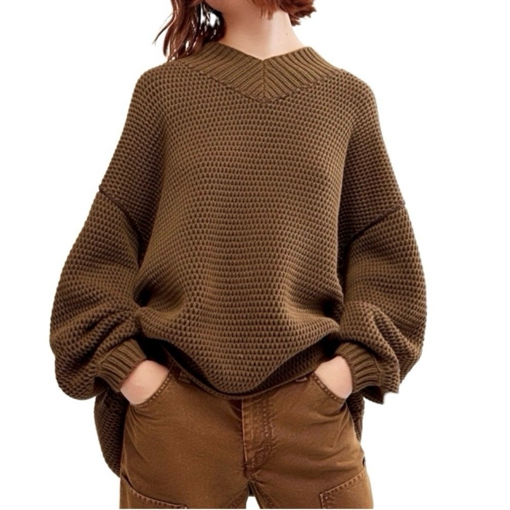 Free People Maisie Oversized Sweater ~ NWT - Picture 4 of 5